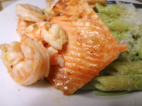 Lemon-Butter-Shrimp-and-Salmon